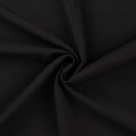 zwart | Gabardine Bi-elastisch uni, zwart