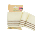 gebroken wit, goud | Cuff me Glam Albstoffe Hamburger Liebe biologische boordstof, gebroken wit