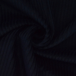 bleu foncé | Tissu velours côtelé à grosses côtes, bleu foncé