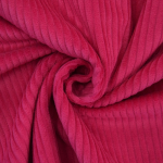 rose fuchsia | Tissu velours côtelé à grosses côtes, fuchsia