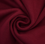bordeaux | Tissu bord-côte jersey tubulaire lisse, bordeaux
