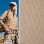 hellbraun | Bündchenstoff gerippt Fibre Mood, hellbraun
