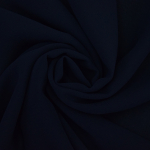 dunkelblau | Chiffon uni, dunkelblau