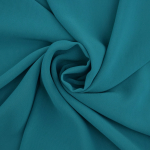 bleu pétrole clair | Tissu chiffon uni, bleu pétrole clair