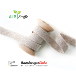 natur | Cord Me Albstoffe Flachkordeln 2 cm, natur