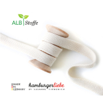 wollweiß | Cord Me Albstoffe Flachkordeln 2 cm, wollweiss