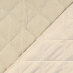 naturel | Tissu velours côtelé matelassé, naturel