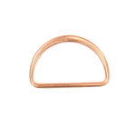 rosegold | D-ringen, 25 mm, roségoud