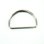 zilver | D-ringen, 25 mm, zilverkleurig