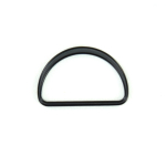 mat zwart | D-ringen, 40 mm, matzwart
