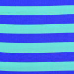 blauw | Decoratiestof Canvas blokstrepen, blauw