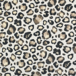 gebroken wit | Decoratiestof Canvas Leo Love, gebroken wit