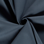 bleu denim | Tissu déco toile canvas uni, bleu denim