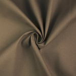 bistre | Tissu déco toile canvas uni, boue