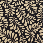 schwarz | Dekostoff Gobelinstoff Drop Wave Branch, schwarz