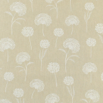naturel | Tissu déco semi panama graines de pissenlit Dandelions, naturel