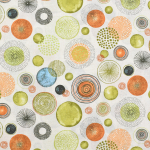 groen | Decoratiestof Ottoman Circle Style, groen
