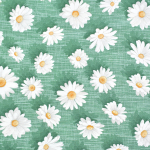 groen | Decoratiestof Ottoman Margriet, groen