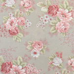 beige | Decoratiestof Ottoman vintage roses, beige