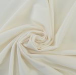 blanc cassé | Tissu déco Velours uni, blanc cassé
