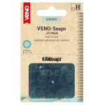 bleu marine | 25 Boutons pression Snap Ø12,4mm KAMsnaps Veno, bleu marine