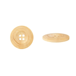 beige | Bouton en bois, 25 mm