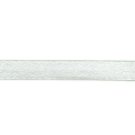 argent | Ruban biais simili cuir 1,5cm, argent