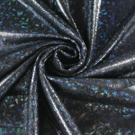 bleu foncé | Tissu lamé jersey stretch peau de serpent, bleu foncé