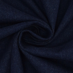 bleu foncé | Tissu jean denim stretch, bleu foncé