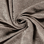 beige | Tissu jersey polyester brillant stretch, beige