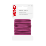 fuchsia | Elastic koord, 3 mm, 3 metres, helderroze
