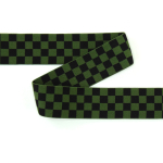 vert | Bande élastique à carreaux, vert