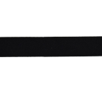 black | Elastic ribbon plain, 3 cm, black