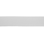wit | Elastiek uni, 3 cm, wit