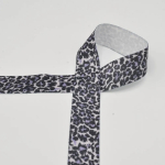lilas | Biais couture élastique Léopard Animal Print, lilas