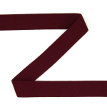 bordeaux | Elastisches Einfassband matt, bordeaux