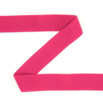 rose fuchsia foncé | Biais couture élastique 2cm, mat, rose fuchsia foncé