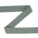 grau | Elastisches Einfassband matt, grau