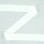 wollweiß | Elastisches Einfassband matt, wollweiss