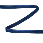 bleu foncé | Passepoil élastique, 10 mm, bleu foncé