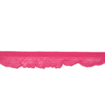 rose fuchsia | Ruban élastique ruché, pink