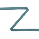 blaugrau | Elastisches Spitzen-Einfassband mit Stickerei blaugrau 12 mm
