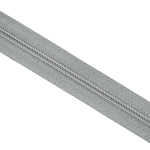argent | Fermeture Éclair au mètre en lurex, couleur argent