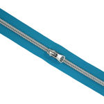 turquoise | Ritssluiting op rol, turquoise