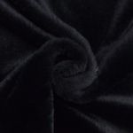 noir | Tissu fausse fourrure Lina, noir