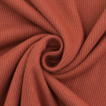 roestbruin | Fijne ribjersey Emma, roestbruin