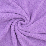 lilas | Tissu bouclette fin uni, lilas