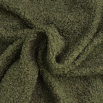 olivgrün | Feinstrick Bouclé uni, oliv