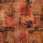 terracotta | Fijngebreide jersey Checked, terracotta