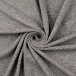 gris clair | Tissu jersey maille tricot fin melange, gris clair